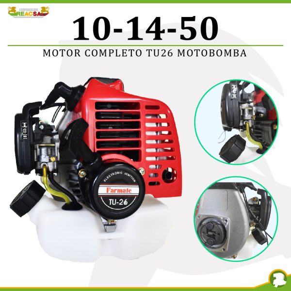 MOTOR COMPLETO TU26 MOTOBOMBA