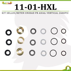 KIT SELLOS/RETEN UNIDAD PR AXIAL VERTICAL (2600 PSI)