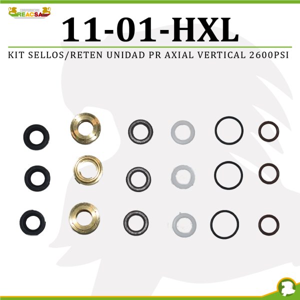 KIT SELLOS/RETEN UNIDAD PR AXIAL VERTICAL (2600 PSI)