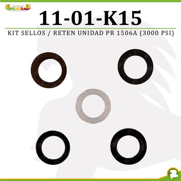 KIT SELLOS / RETEN UNIDAD PR 1506A (3000PSI)