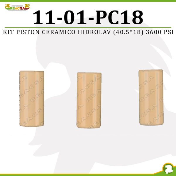 KIT PISTON CERAMICO HIDROLAV (40.5*18) 3600 PSI