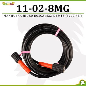 MANGUERA HIDRO ROSCA M22 X 8MTS (3200PSI)