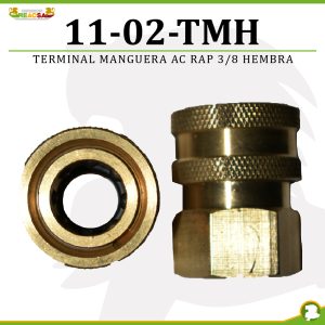 TERMINAL MANGUERA AC RAP 3/8 HEMBRA