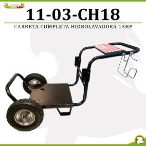 CARRETA COMPLETA HIDROLAVADORA 13HP