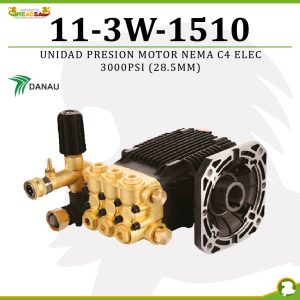 UNIDAD PRESION MOTOR NEMA C4 ELEC 3000PSI (28.5MM)