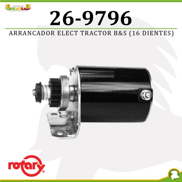 ARRANCADOR ELECT TRACTOR B&S (16 DIENTES)