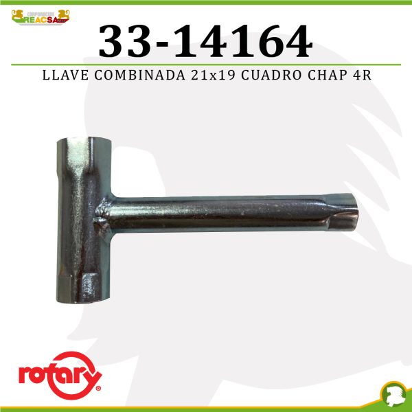 LLAVE COMBINADA 21X19 CUADRO CHAP 4R