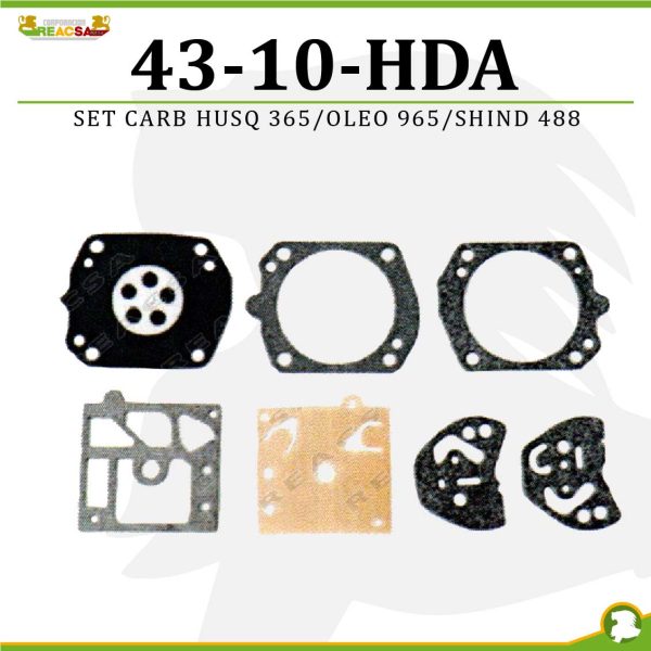 SET CARB HUSQ 365/ OLEO 965/ SHIND 488