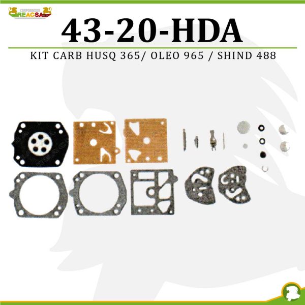 KIT CARB HUSQ 365/ OLEO 965/ SHIND 488