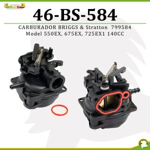 CARBURADOR B&S 799584  Model 550EX, 675EX, 725EX1 140CC