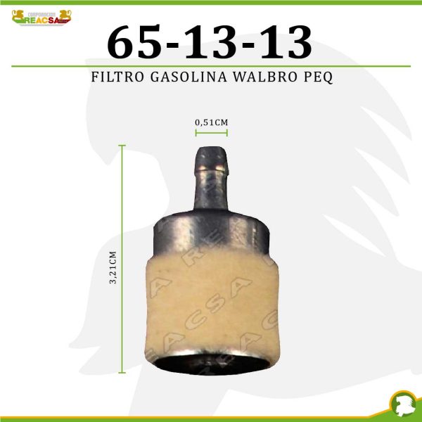 FILTRO GASOLINA WALBRO PEQ