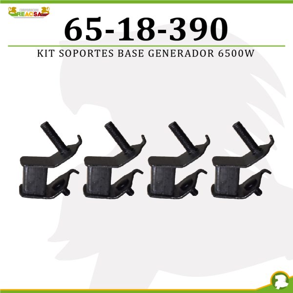 KIT SOPORTES BASE GENERADOR 6500W GX390