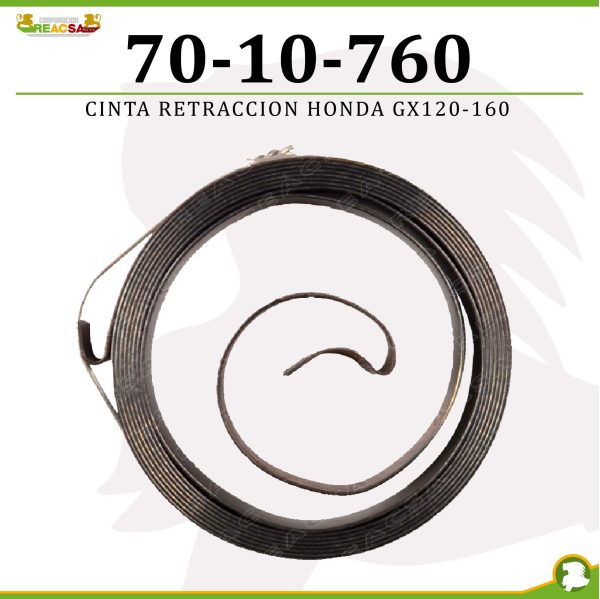 CINTA RETRACCION HONDA GX120/160 / BRIGGS 3/4/5/6 HP