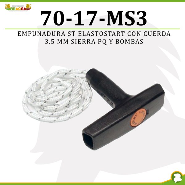 EMPUNADURA ST ELASTOSTART CON CUERDA 3.5 MM SIERRA PQ Y BOMBA