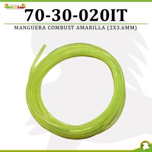 MANGUERA COMBUST AMARILLA (2X3.6MM) RO-14675