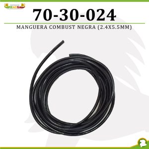 MANGUERA COMBUST NEGRA (2.4X5.5MM)