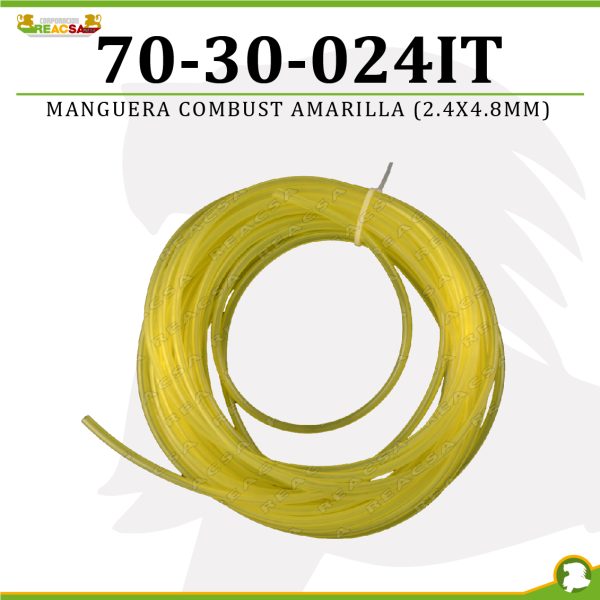 MANGUERA COMBUST AMARILL (2.4X4.8MM) RO-14676