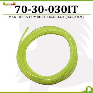 MANGUERA COMBUST AMARILLA (3X5.3MM) RO-10699