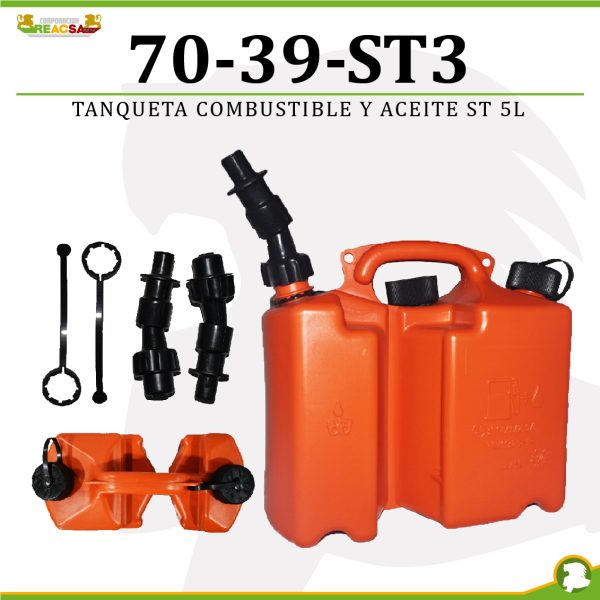 TANQUETA COMBUSTIBLE Y ACEITE ST 5L