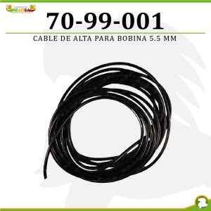 CABLE DE ALTA PARA BOBINA 5.5 MM