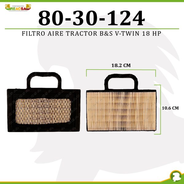 FILTRO AIRE TRACTOR B&S V-TWIN 18HP