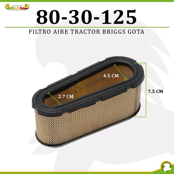 FILTRO AIRE TRACTOR B&S (GOTA)