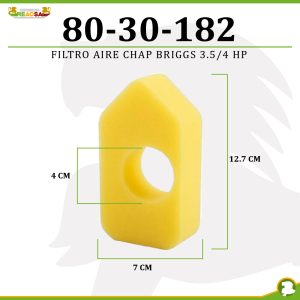 FILTRO AIRE CHAP BRIGGS 3.5/4 HP