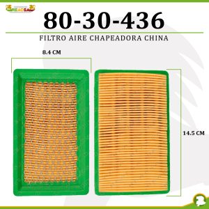 FILTRO AIRE CHAPEADORA CHINA