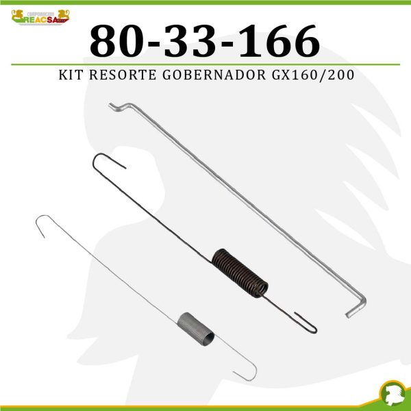 KIT RESORTE GOBERNADOR GX160/200