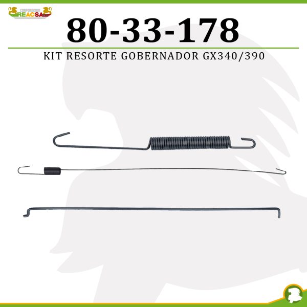 KIT RESORTE GOBERNADOR GX340/390