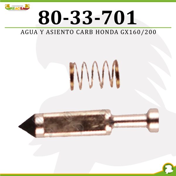 AGUJA Y ASIENTO CARB HONDA GX160/200