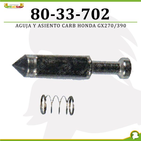 AGUJA Y ASIENTO CARB HONDA GX270/390