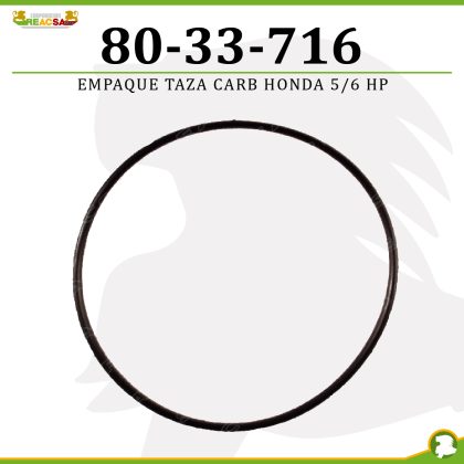 EMPAQUE TAZA CARB HONDA 5/6 HP