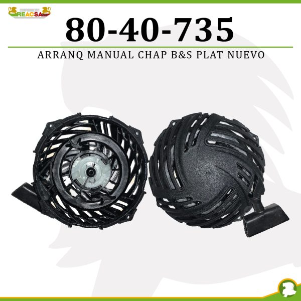 ARRANQ MANUAL CHAP B&S PLAST NUEVO