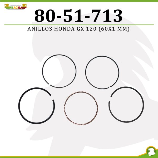 ANILLOS HONDA GXR 120 (60X1MM)