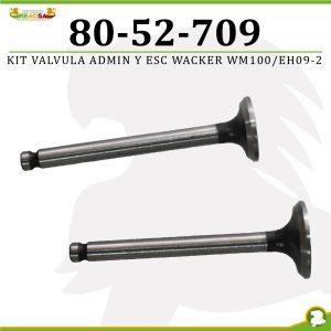 KIT VALVULA ADM Y ESC WACKER WM100/ EH09-2