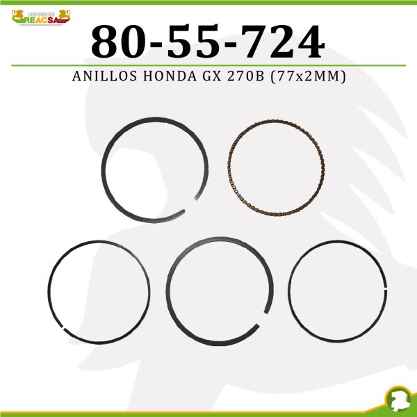 ANILLOS HONDA GX 270B (77X2MM)