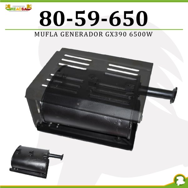 MUFLA GENERADOR GX390 6500W 13HP