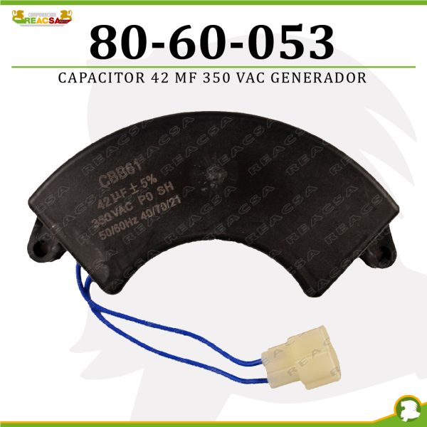 CAPACITOR 42 MF 350 VAC GENERADOR