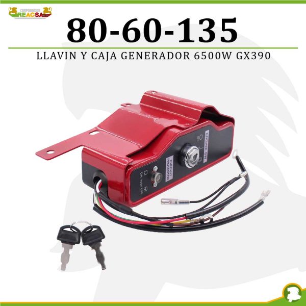 LLAVIN Y CAJA GENERADOR 6500W GX390