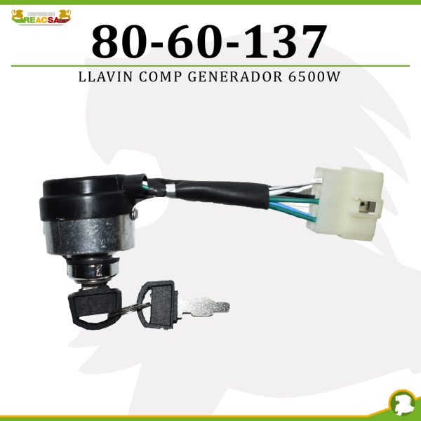 LLAVIN GENERADOR 6500W GX390