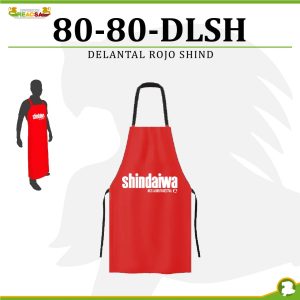 DELANTAL ROJO SHIND