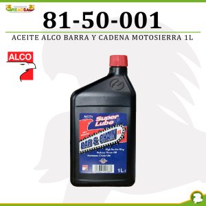 ACEITE ALCO SUPER LUB BARRA Y CADENA MOTOSIERRA 1 LT