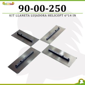 KIT LLANETA LUJADORA HELICOPT 6*14 IN