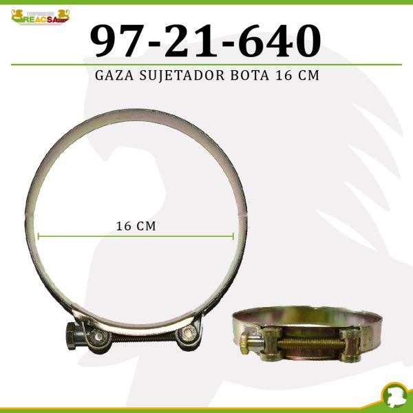 GAZA SUJETADOR BOTA 16 CM