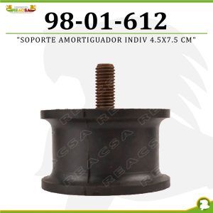 SOPORTE AMORTIGUADOR INDIV 4.5X7.5 CM