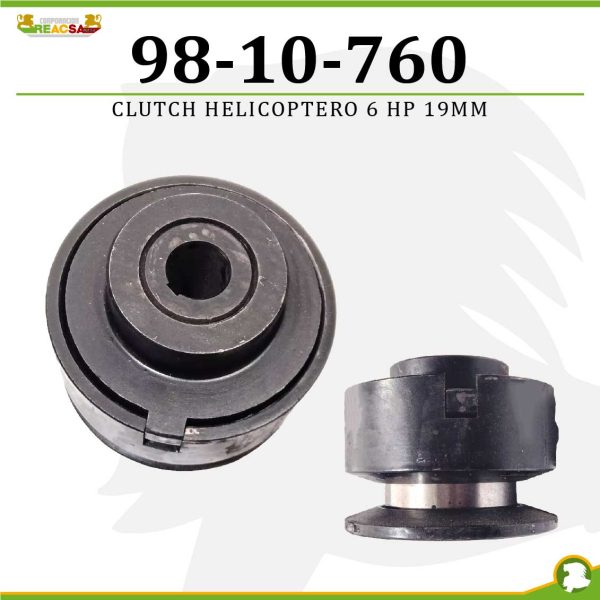 CLUTCH HELICOPTERO 6 HP 19MM