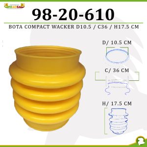 BOTA COMPACT WACKER D10.5 / C36 / H17.5 CM