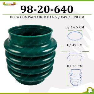 BOTA COMPACTADOR D14.5 / C49 / H20 CM