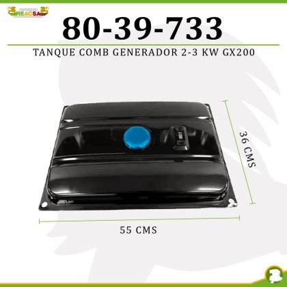 TANQUE COMB GENERADOR 2-3 KW GX200